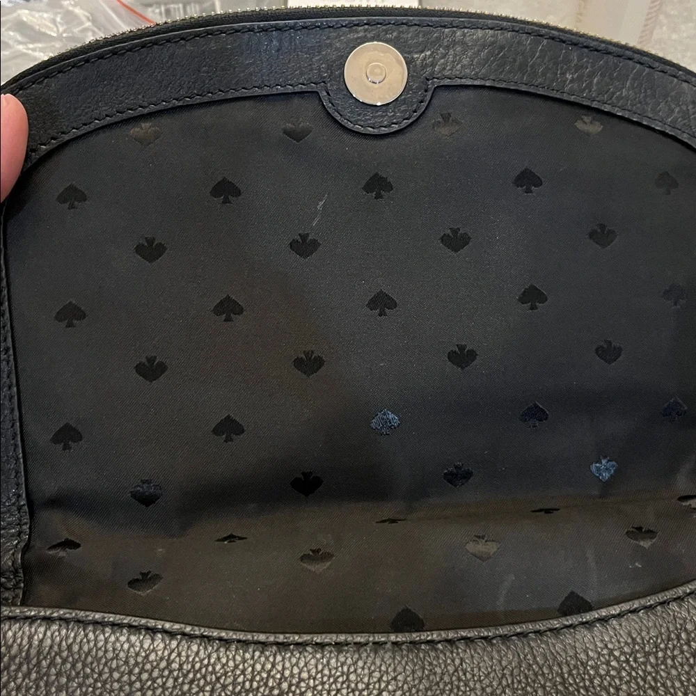 Kate Spade Black Leather Shoulder Bag with clutch. Kate Spade Cobble Hill Penny - Picture 4 of 8